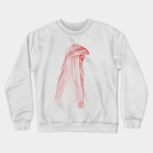 Red Hair ZIG ZAG Crewneck Sweatshirt